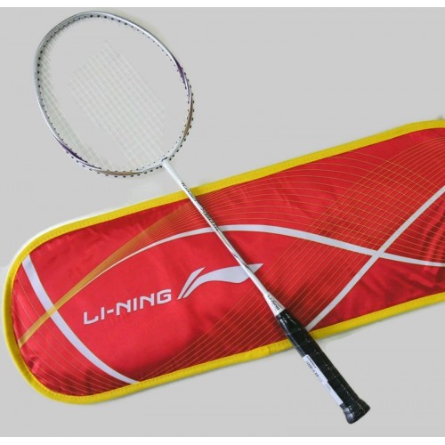 LiNing Badminton Racket Turbo X60G4 White/Silver
